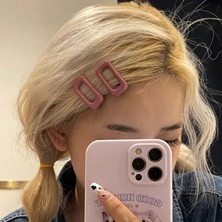D 2 Adet/takım Tatlı Kare Şeker Renk Saç Klipleri Güzel Küçük Firkete Basit Saç Aksesuarları Moda Takı Hediye Kadın Kızlar Için (Yurt Dışından)