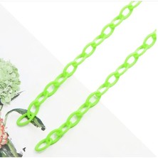 Stil 7 4 Adet Şeker Renkli Akrilik Zincir Takı Malzemesi Diy El Yapımı Yaratıcı Maske Anahtar Kolye Aksesuarları (Yurt Dışından)