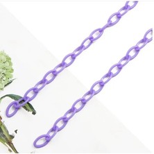Stil 4 4 Adet Şeker Renkli Akrilik Zincir Takı Malzemesi Diy El Yapımı Yaratıcı Maske Anahtar Kolye Aksesuarları (Yurt Dışından)