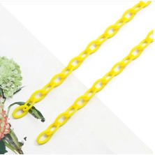 Stil 7 4 Adet Şeker Renkli Akrilik Zincir Takı Malzemesi Diy El Yapımı Yaratıcı Maske Anahtar Kolye Aksesuarları (Yurt Dışından)