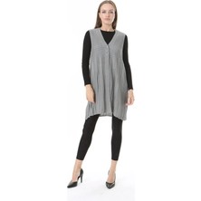 Kadın Triko Mevsimlik Araboy Merserize Büyük Beden Anne Yelek