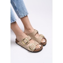 Riccon Vylsula Kadın Çift Tokalı Terlik 0012602