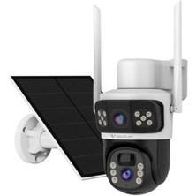 Vstarcam 2X3MP Solar 4mm CB67D-WİFİ 4g Full Color