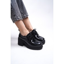 Riccon Qerekna Kadın Topuklu Bağcıklı Loafer 00121500