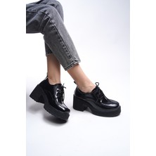 Riccon Qerekna Kadın Topuklu Bağcıklı Loafer 00121500