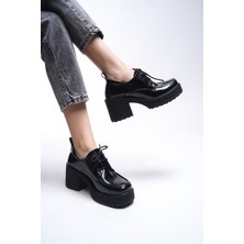 Riccon Qerekna Kadın Topuklu Bağcıklı Loafer 00121500