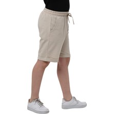 Erkek Çocuk Basic Pamuklu Penye Double Paça Cepli Şort