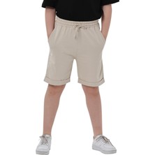 ERDEM KIDS Erkek Çocuk Basic Pamuklu Şort Çift Cepli Rahat Kesim Nefes Alabilir 2025 Yaz