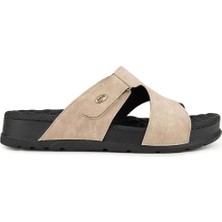 Muya Orka Anatomik Taban  Erkek Terlik Krem