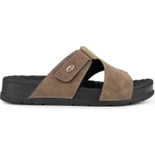 Muya Orka Anatomik Taban  Erkek Terlik Vizon