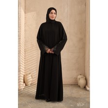 Özel Koleksiyon Taşlı Nakışlı Ferace