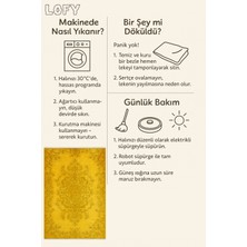 Sarı Retro Desenli Halı – Enerjik & Modern Stil | Kaymaz Tabanlı, Yıkanabilir, Evcil Dostu