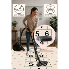Çocuklar Için Sek Sek Halı – Kaymaz & Yıkanabilir | Robot Süpürge Uyumlu | Eğitici Oyun Halısı