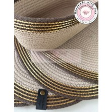 Oval Gold Detaylı Tress Supla Amerikan Servis Hediyelik Yemek Davet Masası