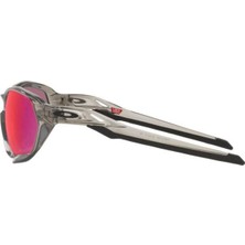 Oakley Plazma (OO9019-901903) 59 | Unisex Şeffaf Kırmızı Güneş Gözlüğü