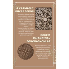 Aluradeco Dairesel Harmoni Ham Ahşap Çok Katmanlı Mandala Sade ve Bohem Dekorasyon Stillerine Mükemmel Uyum