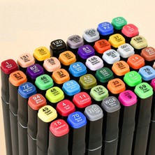Touch Çift Taraflı Marker Kalem Seti 12 24 36 48 60 80 Renk (Yurt Dışından)