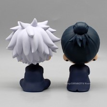 10CM Jujutsu Kaisen Mini Figür Satoru Gojo Figür Aksiyon Geto Suguru Heykeli Q Versiyonu Anime Modeli Pvc Koleksiyon Oyuncak Heykeli (Yurt Dışından)