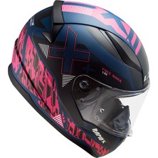 Ls2 Rapıd 2 Xtreet Mat Mavi-Mor Kask