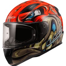 Ls2 Rapıd 2 Spox Kırmızı-Gri Kask
