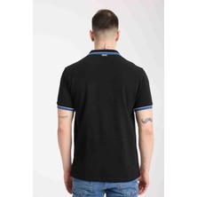 Lacoste Fermuar  Yaka  Siyah  Regular  Fit