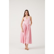 Markano Ophelia Elbise Pembe