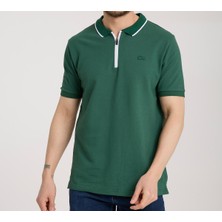 Lacoste Fermuarlı Yaka  Nefti Regular Fit