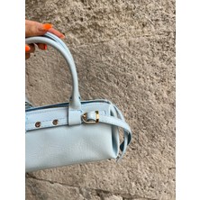 Mery Toka Detaylı Bebe Mavi Çanta