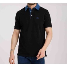 Lacoste  Polo Mono  Yaka  Siyah Regular Fit