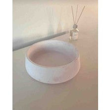 Waveora Taş Tozundan Pembe Dekoratif Kase