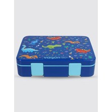 Uzspace VGN-091 4 Bölmeli Yemek Kabı - Lunch Box 1300 ml Mavi