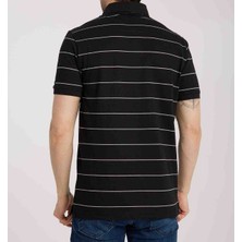 Lacoste  Polo  Siyah  Çizgili Regular Fit