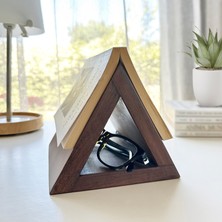 Ahşap Kitap Tutucu | Ahşap Kitap Ayracı | Kitapseverler Için Hediye | El Yapımı Başucu Kitap Standı