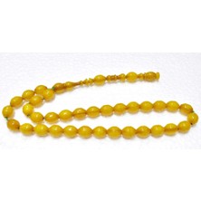 Sıkma Kehribar Tesbih 9*11 mm (KHR-11055)