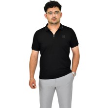 Erkek Polo Yaka Fermuarlı Tişört T237 BGL-ST04593