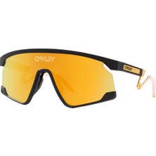 Oakley Bxtr Metal (OO9237-923701) | Unisex Sarı Aynalı Güneş Gözlüğü