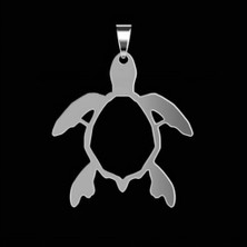 TabiTela 925 Ayar gümüş kolye kaplumbağa   SM5168
