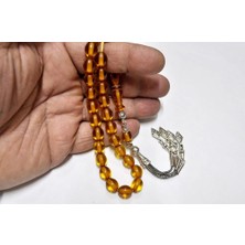 Ateş Kehribar Tesbih 9*10 mm (KHR-11041)