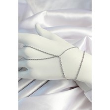 Pirinç Gümüş Renk Burgu Zincirli Şahmeran