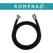 Romena Süper Dayanıklı Pvc Siyah Duş Hortumu | R5151-S