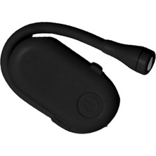 3W Küçük Klipsli Kitap Işığı Kademesiz Karartma 5V 1A USB Şarjlı Göz Bakımı Kitap Işığı Gece Yatakta Okuma Için Siyah (Yurt Dışından)
