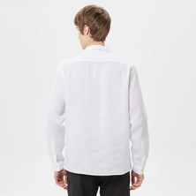 Lacoste Regular Keten Gömlek