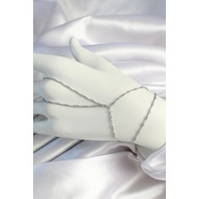 Pirinç Gümüş Renk Esnek Burgu Zincirli Şahmeran