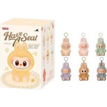 Labubu Blind Box Have A Seat ve Canavar Macaron Labubu Serisi Peluş Oyuncak Anahtarlık (Yurt Dışından)