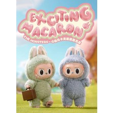 Labubu Blind Box Have A Seat ve Canavar Macaron Labubu Serisi Peluş Oyuncak Anahtarlık (Yurt Dışından)