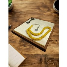 Anemore Collection ALTIN VARAKLI UÇAK CAMI TESBİH BABALAR GÜNÜ SEVGİLİYE HEDİYE T-855
