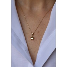 14 Ayar Altın Forse Zincirli Tombul Yıldız Kolye