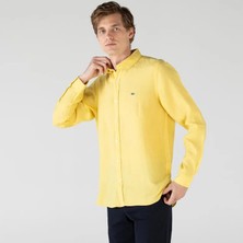 Lacoste Slim Fit Keten Gömlek