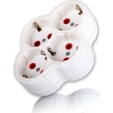 Shop Nova Fetih Dörtlü Topraklı Fişli Priz