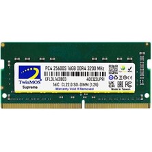 TwinMos 16 GB Ddr4 3200MHZ  Ram MDD416GB3200N